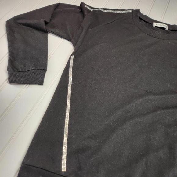 Retrology Black Sweatshirt with Sparkle Detail, Size Large, New with Tags - Picture 4 of 9